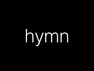 hymn
 