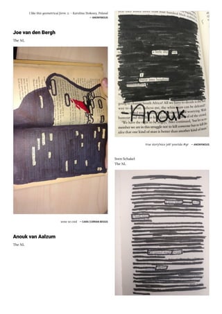 I like this geometrical form ☺ - Karolina Stokowy, Poland
― ANONYMOUS
Joe van den Bergh
The NL
wow so cool ― CARA CURRAN BEGGS
Anouk van Aalzum
The NL
true story!nice job! yourida #gr ― ANONYMOUS
Sven Schakel
The NL
 