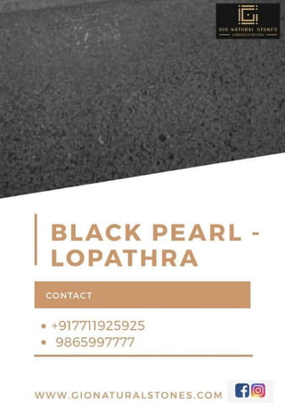 Black pearl lapothra