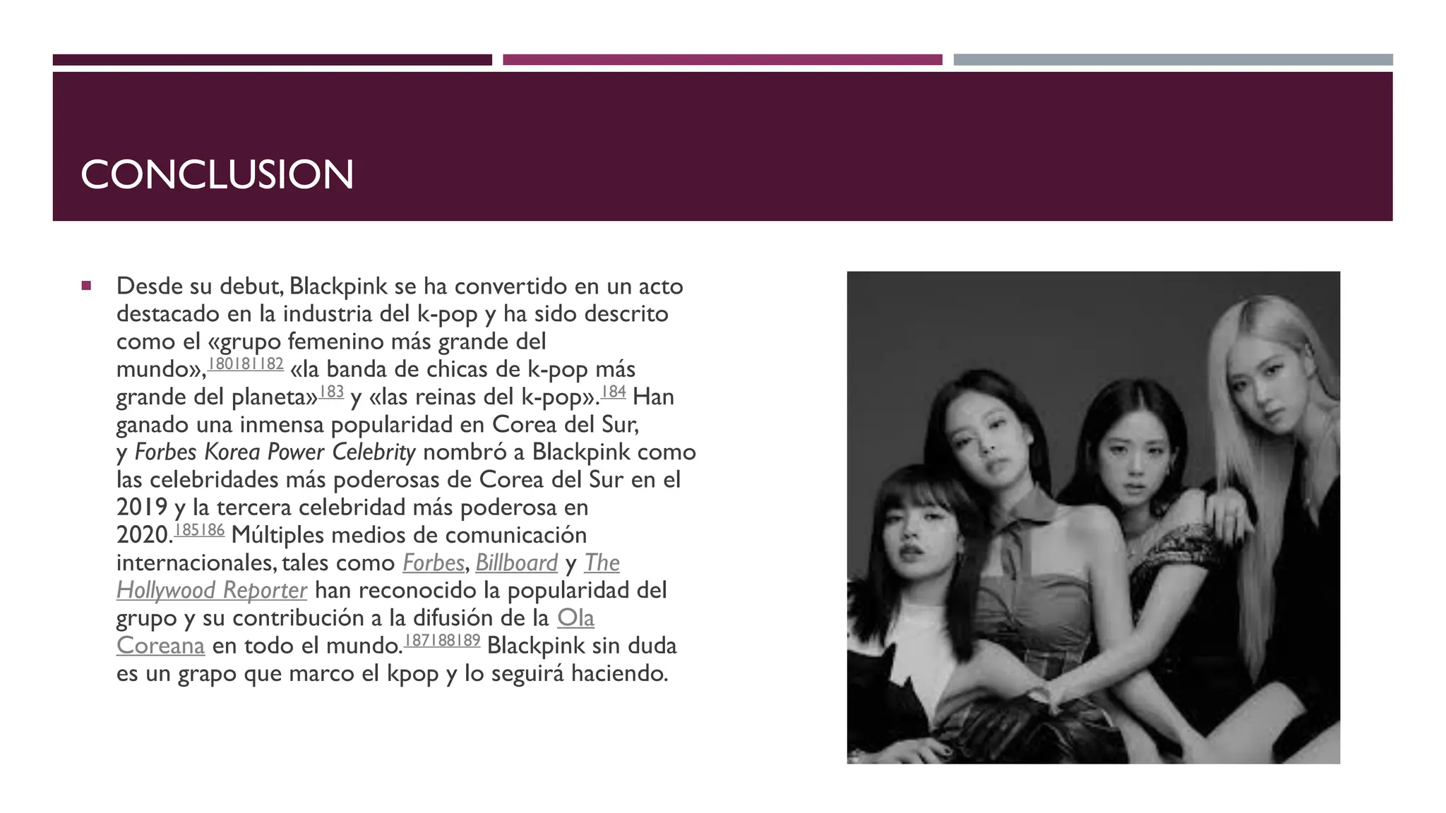Blackpink. la historia de las 4 integrantes | PPT