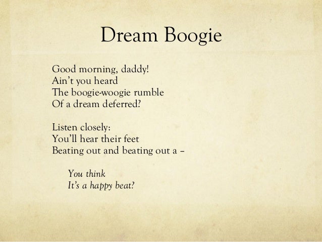 Dream Boogie Langston Hughes Poem Analysis Essay Bbgmss Koogpavtu Info