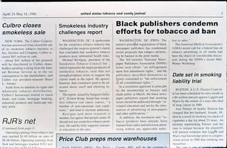 Black publishers condemn tobacco ad ban