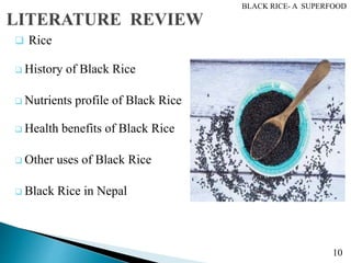 Black rice | PPTX