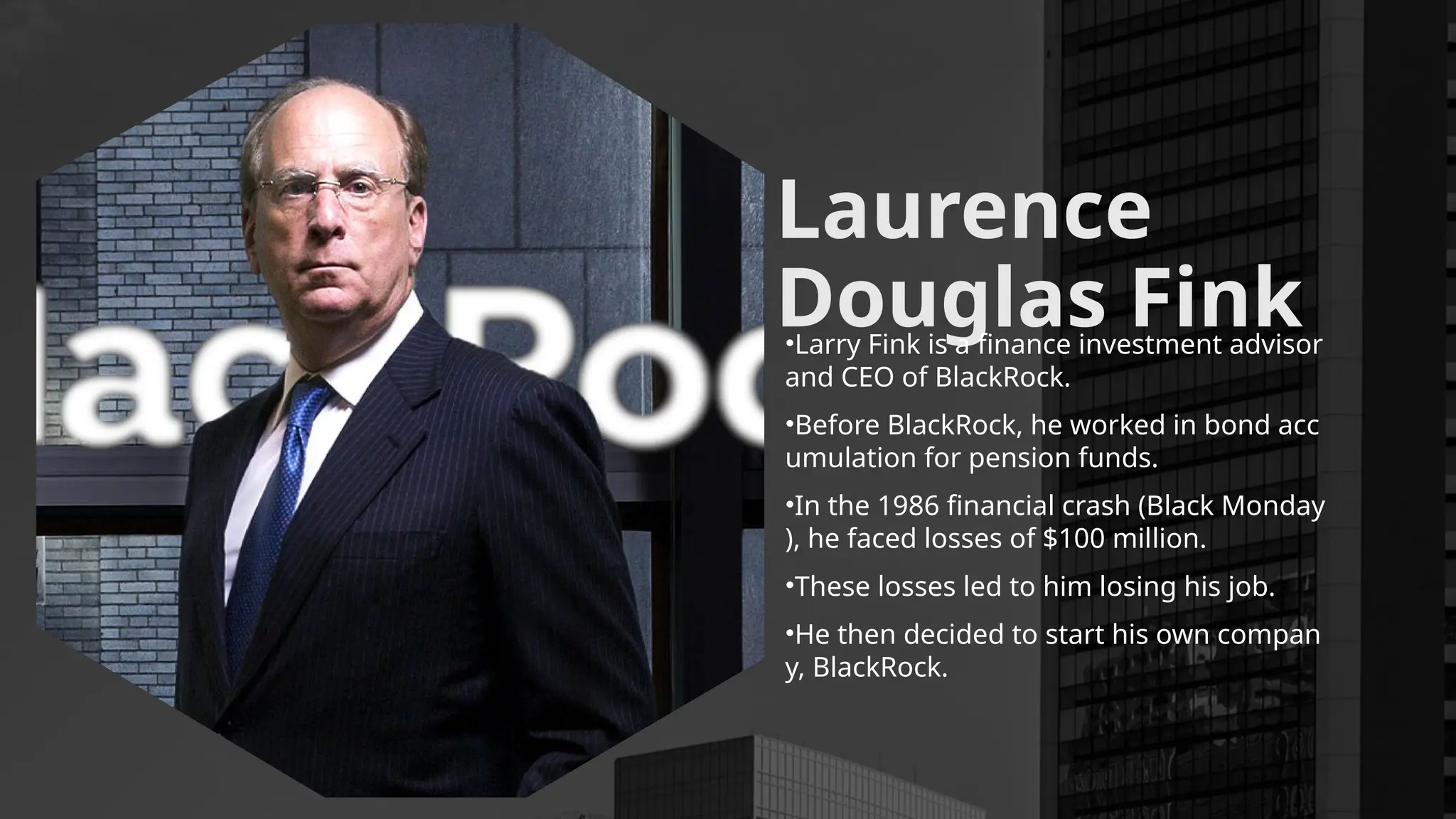 BLACK ROCK is a Finance Company Provide Asset Managment | PPTX