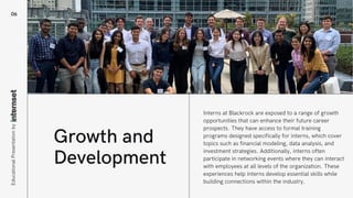 BlackRock Internship Program | PDF