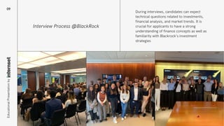 BlackRock Internship Program | PDF