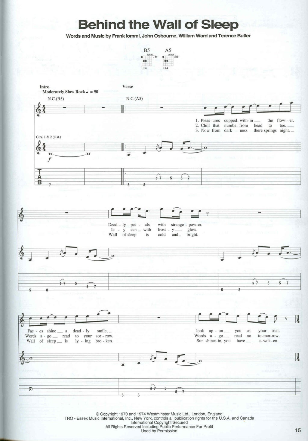 black sabbath changes acoustic chords black sabbath changes acoustic chords
