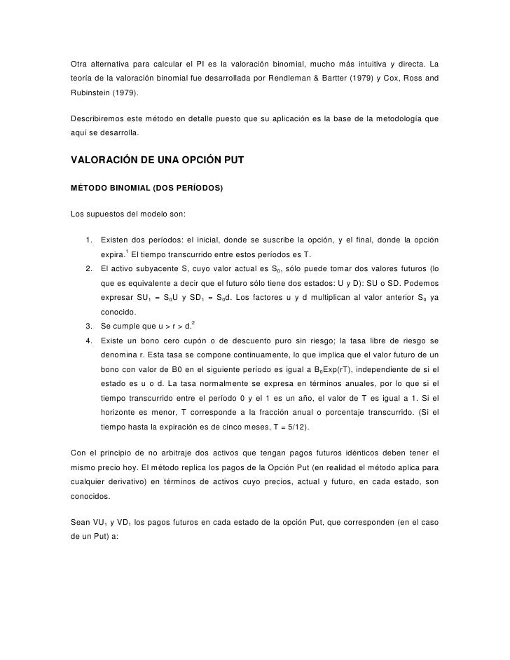 Opción binaria fórmula de black scholes