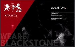 BLACKSTONE Digital Agency Presentation