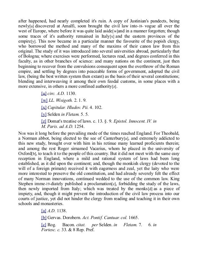 Blackstone's Common Law