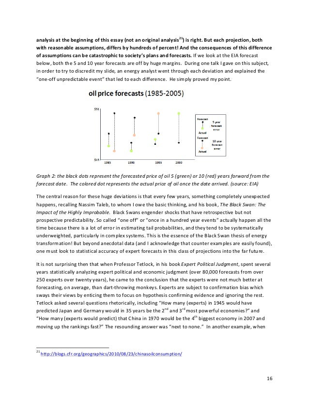 Essay of energy