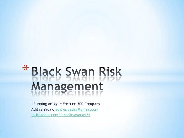 Swan Risk Management - Aditya Yadav