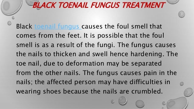 Black Toenail Fungus Treatment