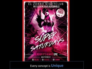 Every	
  concept	
  is	
  Unique  
 