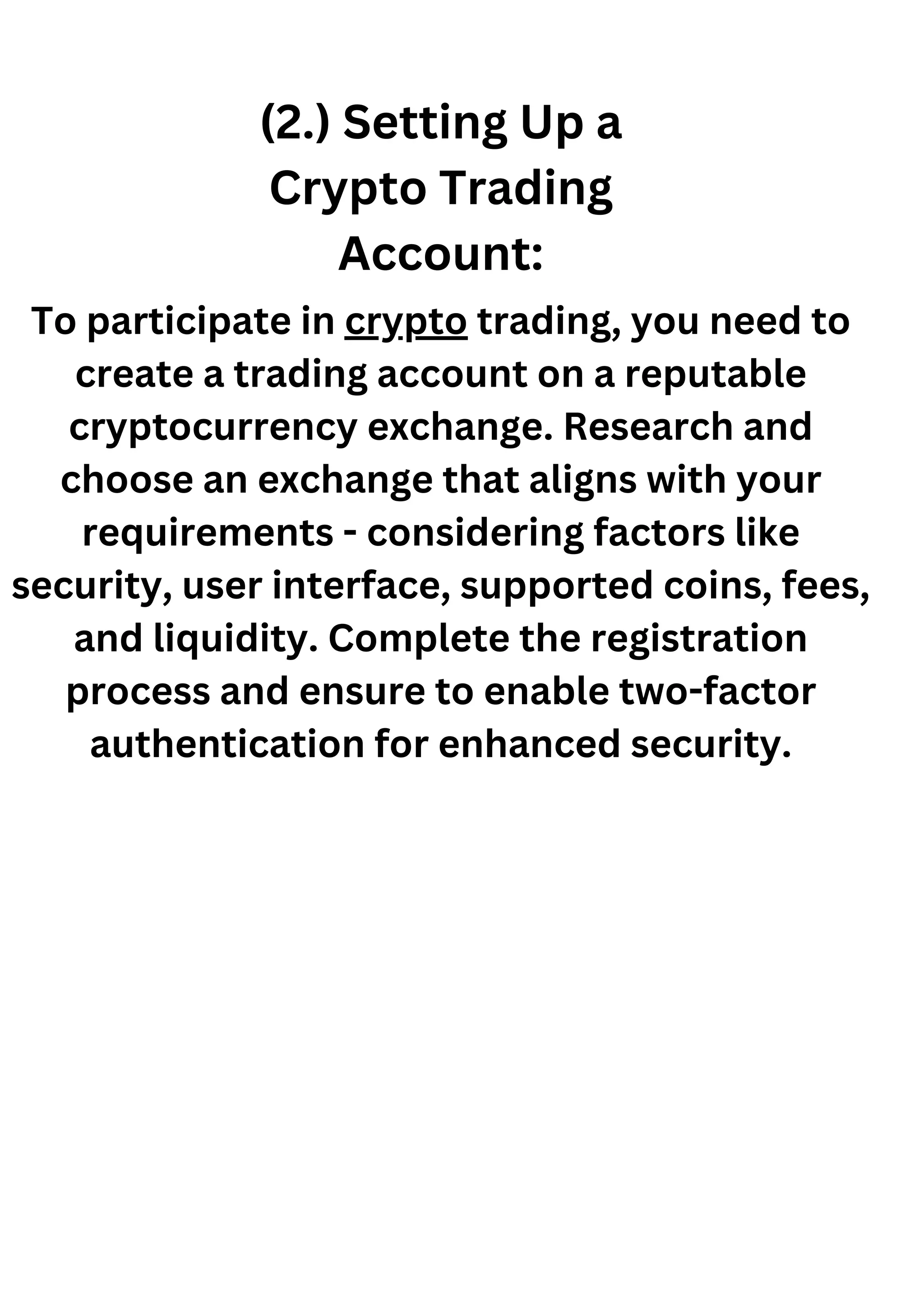 Crypto trading | PDF