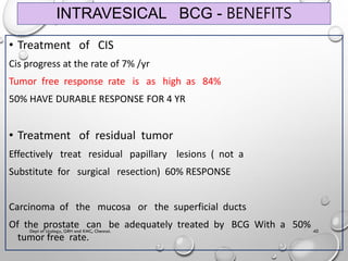 Non muscle invasive bladder carcinoma - management | PDF