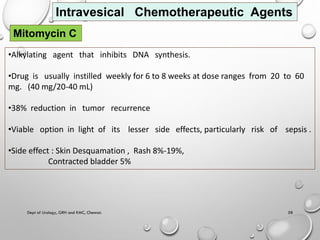Non muscle invasive bladder carcinoma - management | PDF