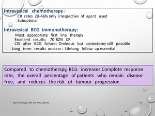 Non muscle invasive bladder carcinoma - management | PDF