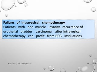Non muscle invasive bladder carcinoma - management | PDF