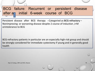 Non muscle invasive bladder carcinoma - management | PDF