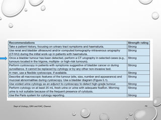 Non muscle invasive bladder carcinoma - management | PDF