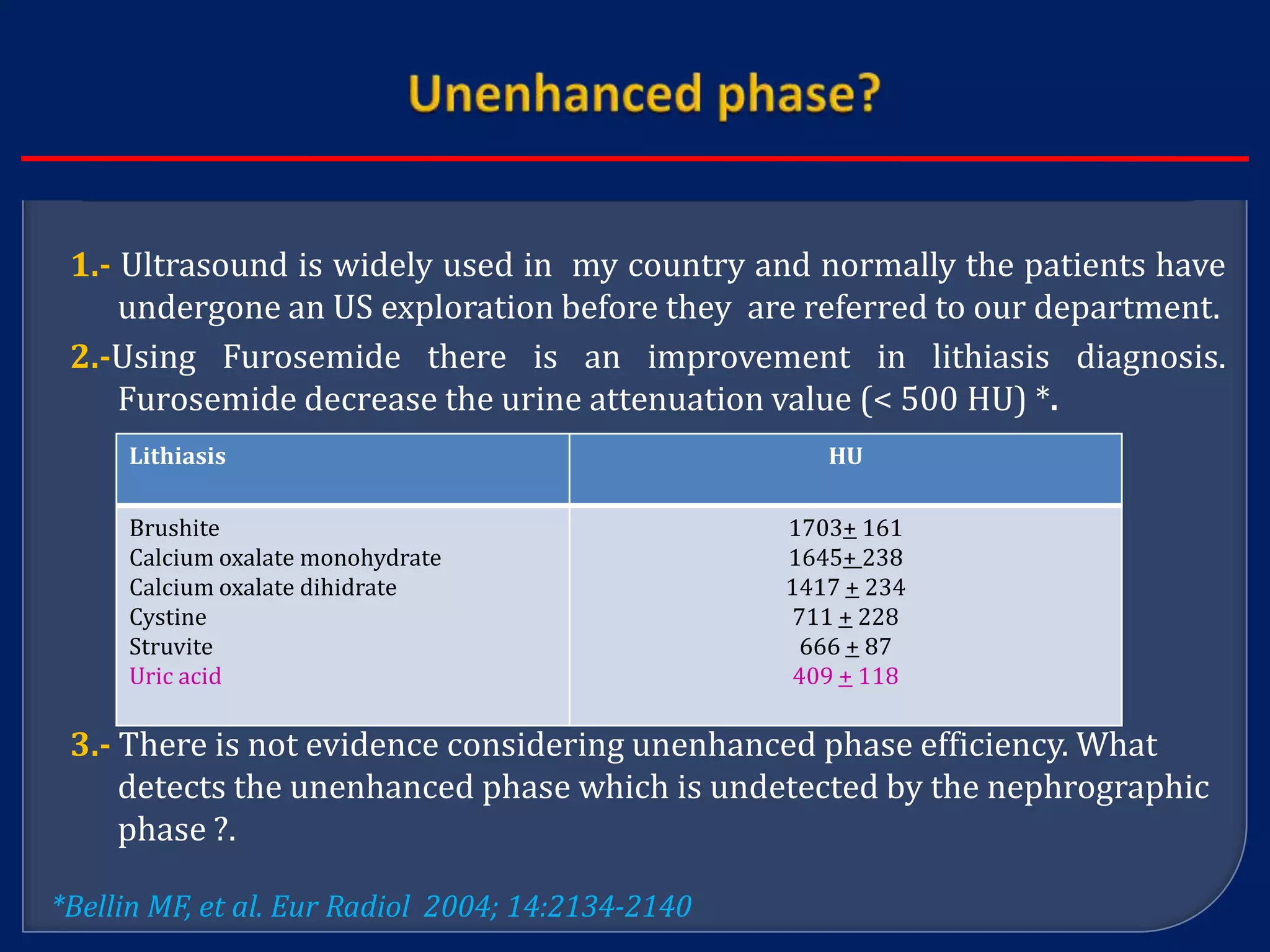 Role of CT Urography in bladder cancer. Cambridge lecture. | PPTX