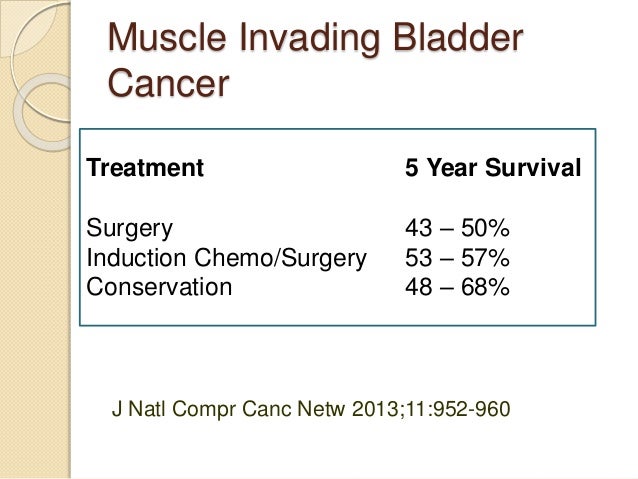 Chemotherapy protcols for advanced bladder cancer