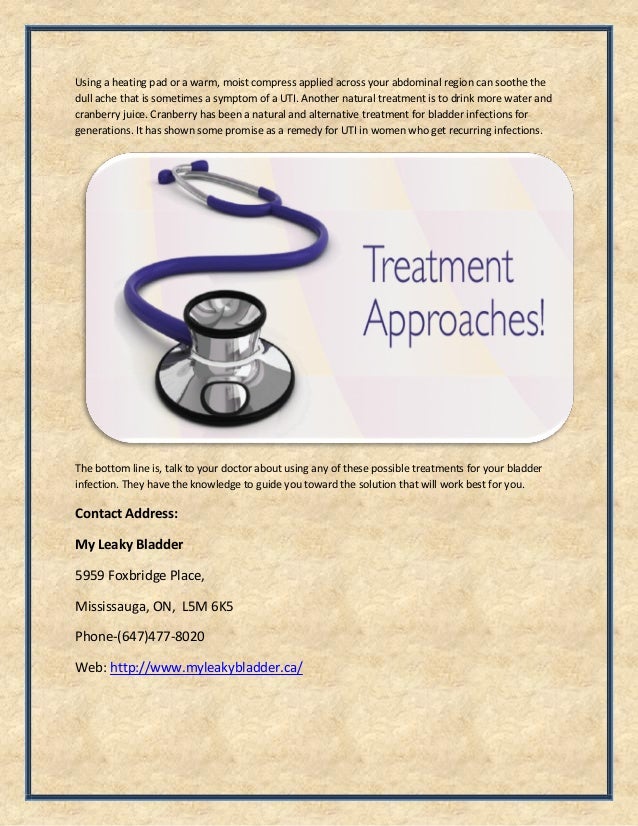 Bladder infection symptoms