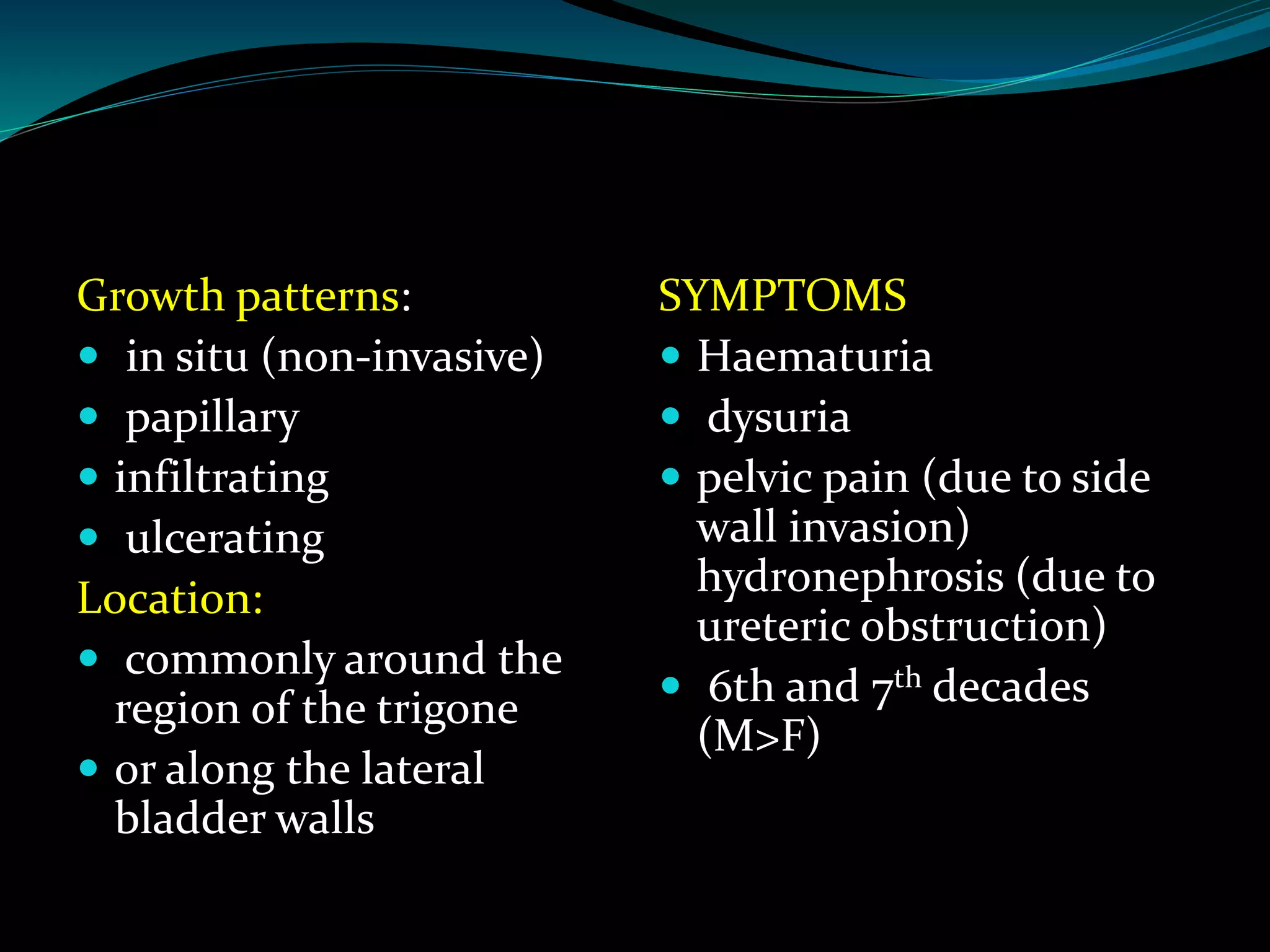 IMAGING OF CARCINOMA OF URINARY BLADDER | PPTX