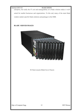 Blade server technology report | DOC