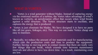 Bladeless wind mill ppt BY KADIYAM SUNEEL | PPTX
