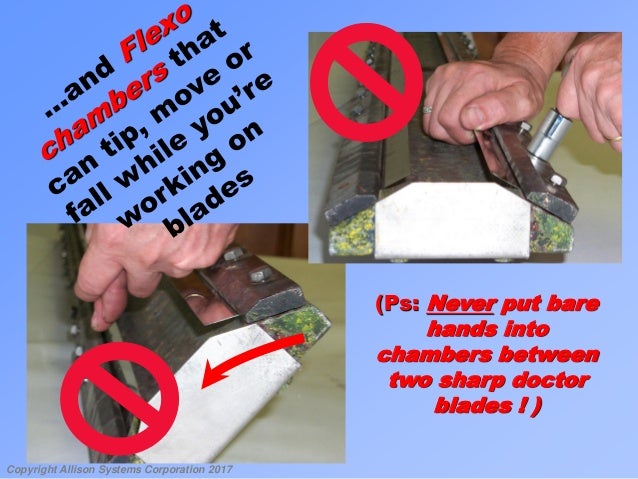 Safe Handling for Doctor Blades Used in Flexo & Gravure