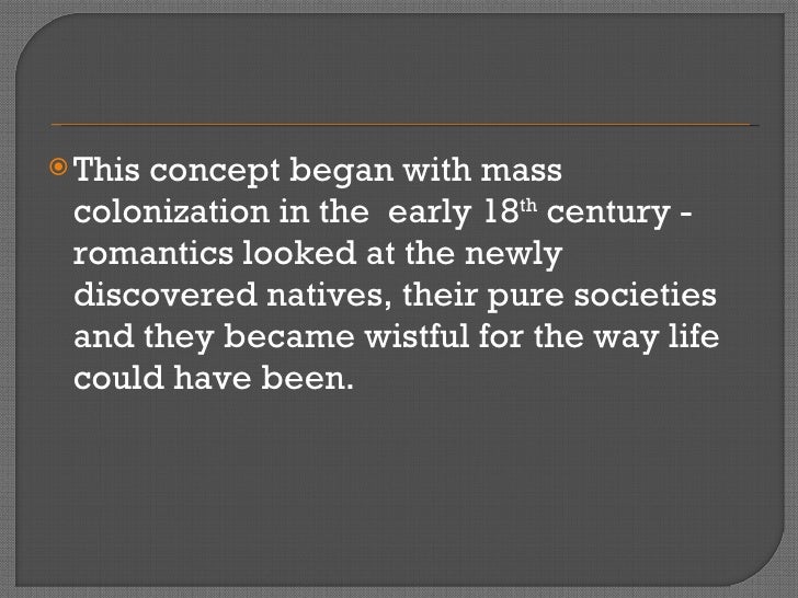 Image of the noble savage in literature critical essays 08 image
