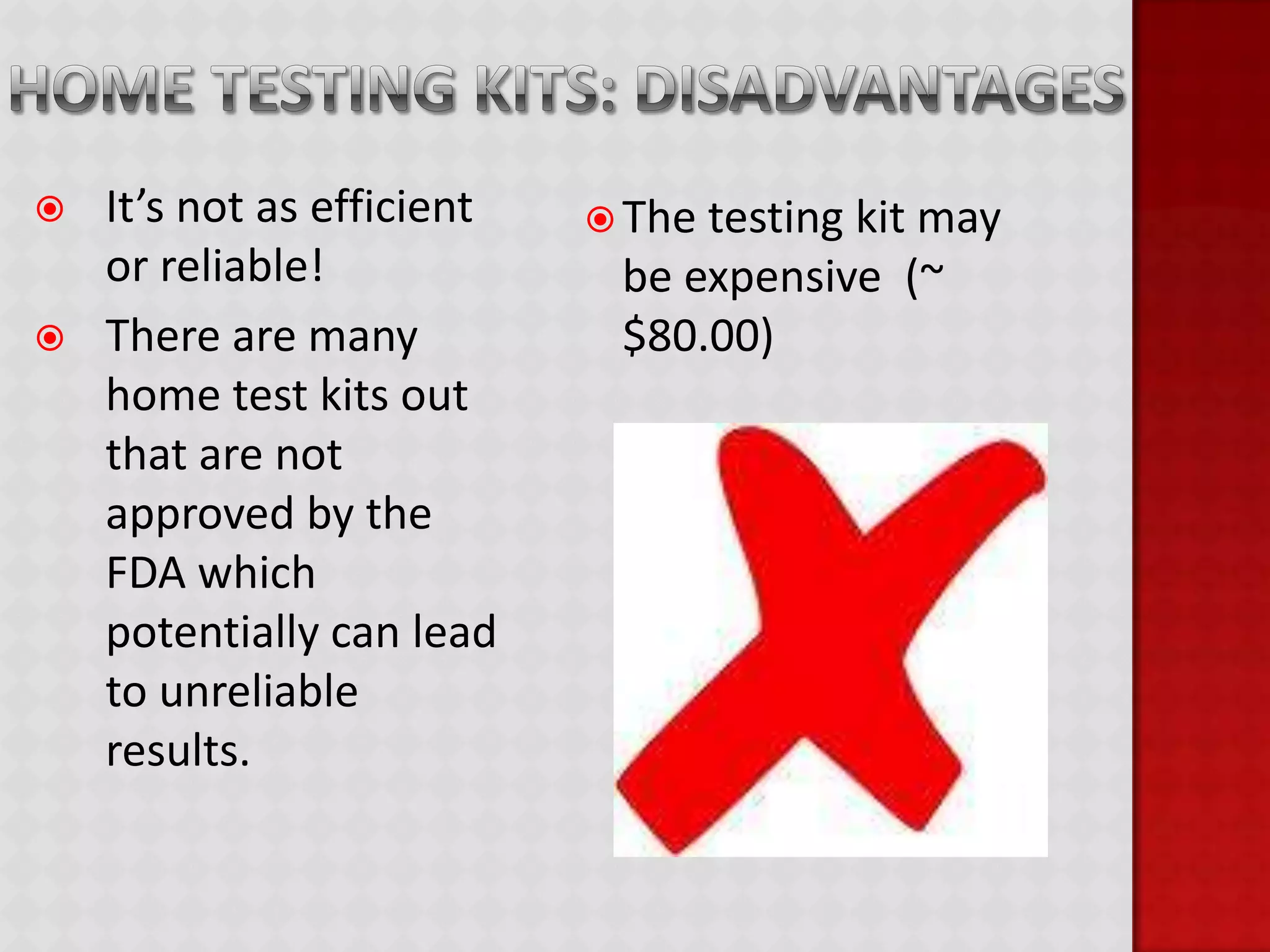 How the test worksThe HIV test looks for HIV antibodies in a person’s blood. NOT FOR AIDS.If you have enough of the antibodies, your test will be positive, which means you have been infected with HIVIf you do not have the antibodies (or enough of them), your test will be negative, and this could mean one of two things:		You do not have HIVORYou have been infected but your body has not made enough antibodies for the test to detect them.