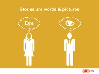 Stories are words & pictures
 