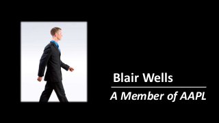 Blair Wells
A Member of AAPL
 
