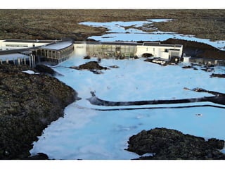 BLUE LAGOON THE NEW VISION
During the 70´s and 80´s Blue Lagoon was by
the Geothermal energy plant and people bathed
free of charge.
In the early 90´s Blue Lagoon company was
established and development started. Low
investment and low income.
 