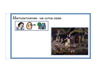 blancanieves ve una casa