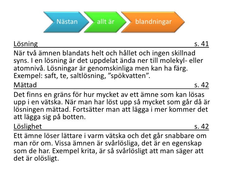 Vad är En Mättad Lösning