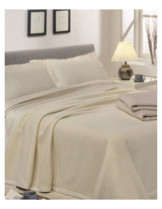 King Size Egyptian Cotton Blanket, Tightly Woven, Khaki Brown