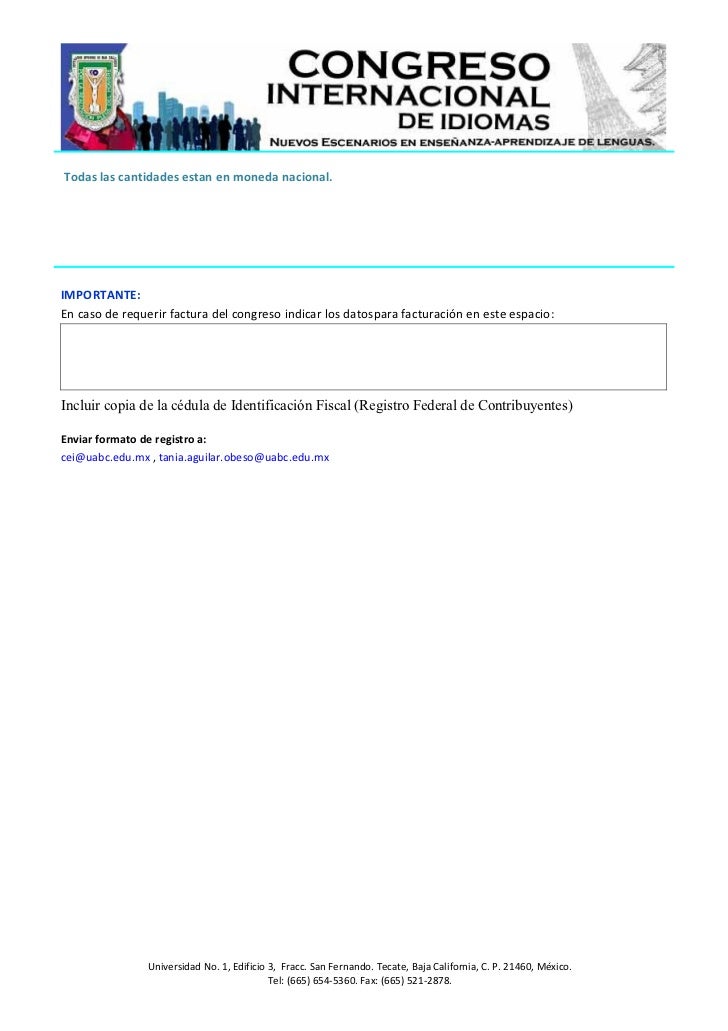 formato de fax