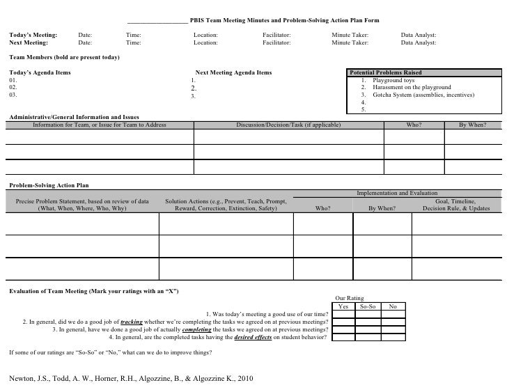 dat blank meeting minute form at2 3 10