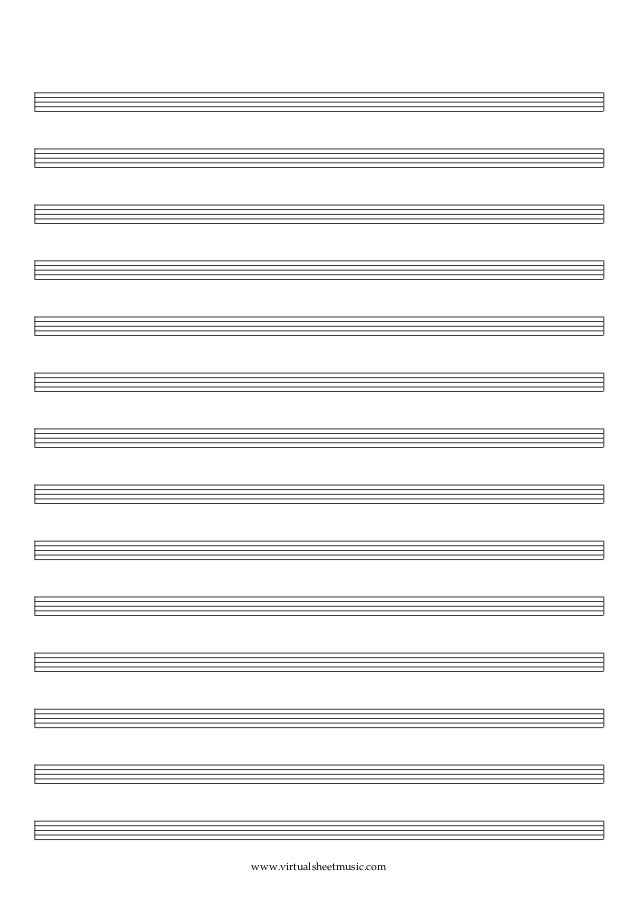 blank piano music sheets