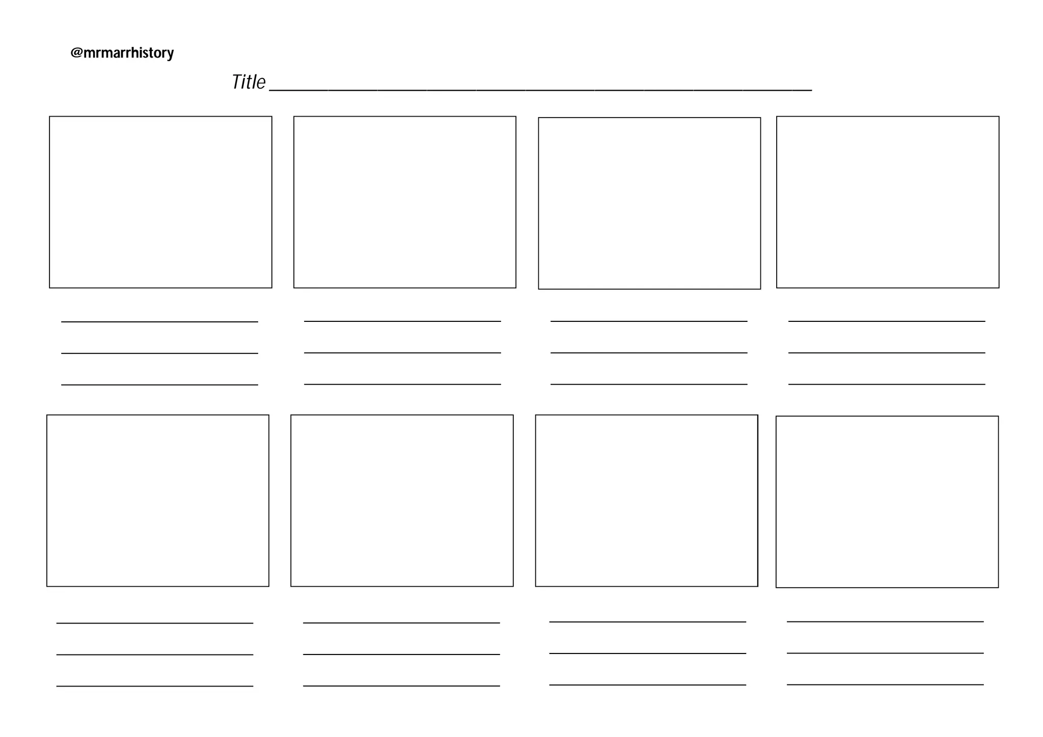 Blank storyboard | PDF