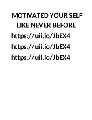 Motivation video | PDF