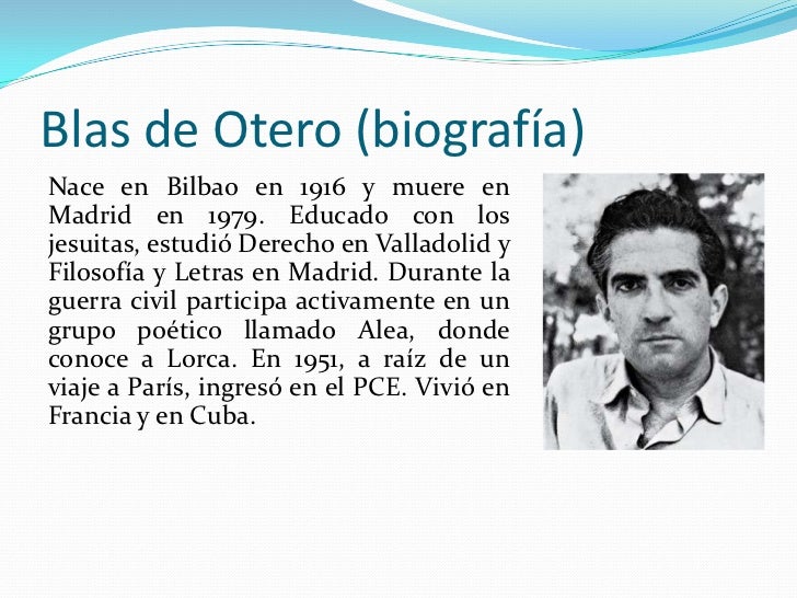 Blas De Otero Y Gabriel Celaya