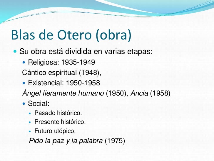 Blas De Otero Y Gabriel Celaya