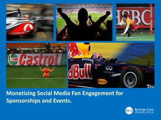 Monetising Social Media Fan Engagement for
Sponsorships and Events.
 