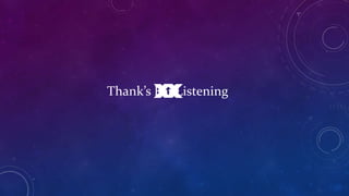 Thank’s For Listening 
