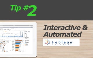 Interactive &
Automated
2Tip #
 
